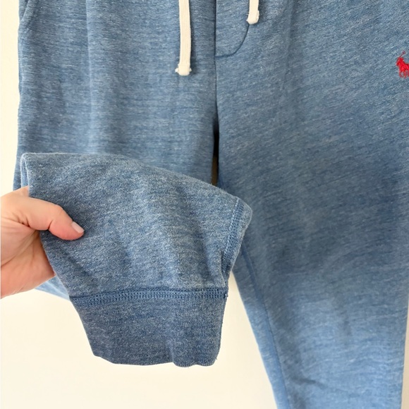 Polo Ralph Lauren Blue Drawstring Sweatpants Joggers Size Medium - Picture 7 of 8